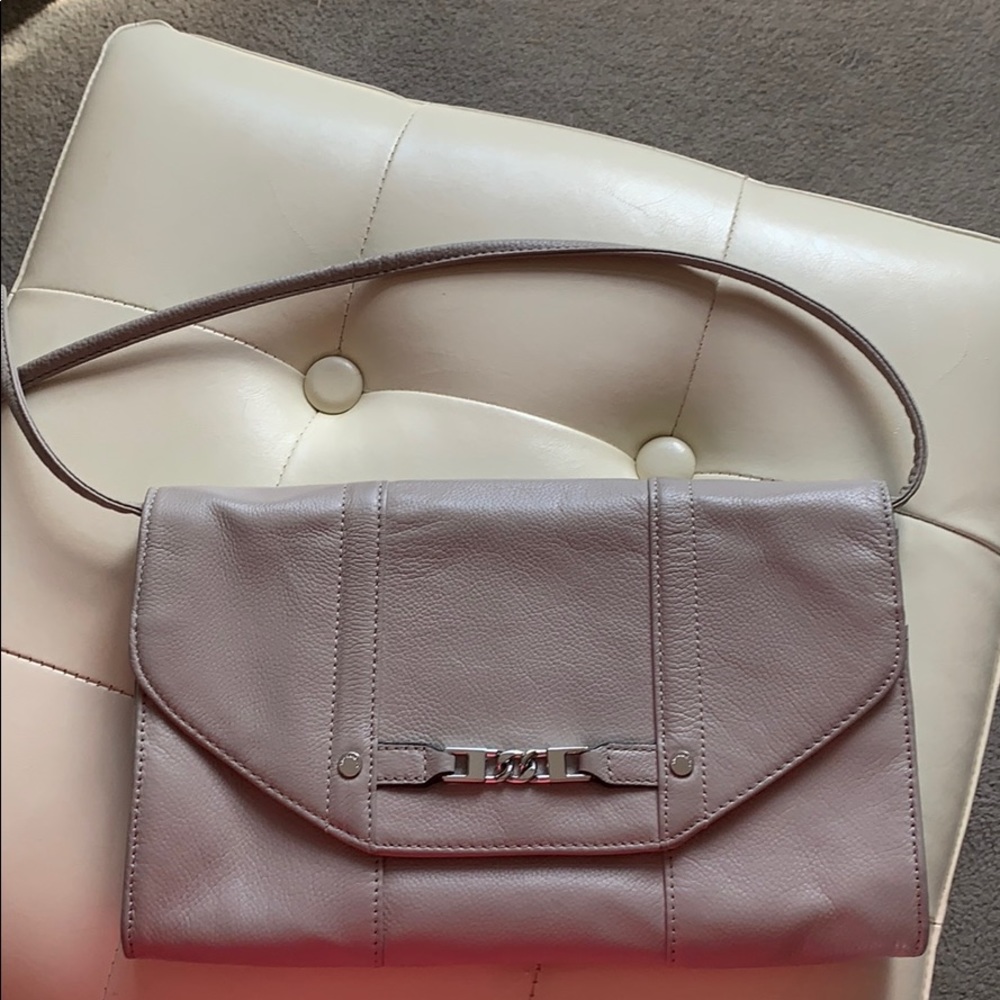 Beige hand bag